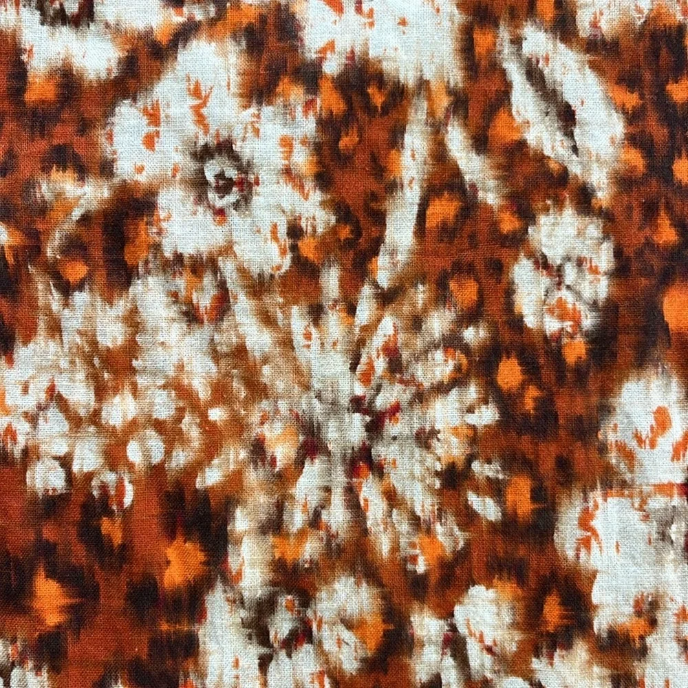 ZARA Linen Blend Floral Tie Dye Pants NWOT Size XS